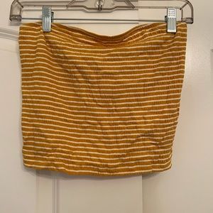 yellow tube top